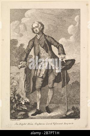 The Right Hon. Gustavus Lord Viscount Boyne &amp;c., 1737 (?). Stockfoto