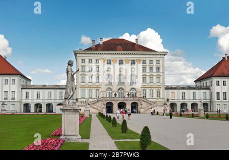 MÜNCHEN - DEUTSCHLAND- 4. AUGUST 2014 Schloss Nymphenburg München, Deutschland Stockfoto