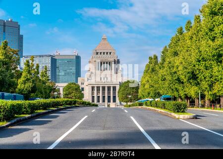 National Diet Building in Tokio, Japan Stockfoto