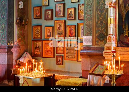 St. Alexander Newski-Kathedrale, Jutta, Krim, Ukraine, Osteuropa Stockfoto