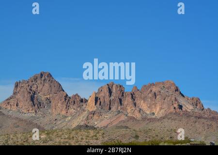 Black Mountain Range in der Lake Mead National Recreation Area im Mohave County, Arizona USA Stockfoto