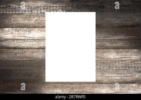 Briefkopfpapier/Kopfpapier (A4 - 210 x 297 mm) - 3D-Rendering Stockfoto