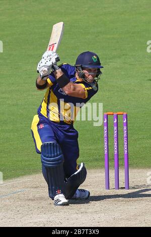 Colin Ingram trifft vier Runs für Glamorgan Stockfoto