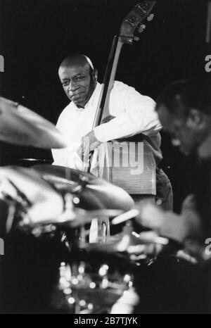 Reggie Workman, North Sea Jazz, Den Haag, Niederlande, 2001. Stockfoto