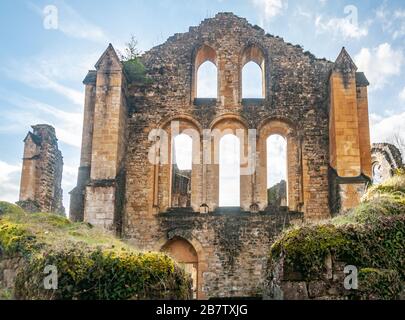 Abtei Orval Stockfoto