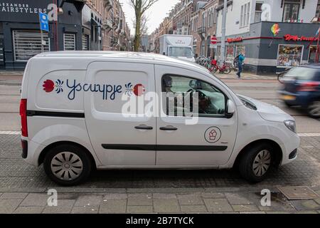 IJscuypje Ice Cream Company Car in Amsterdam, Niederlande 2020 Stockfoto