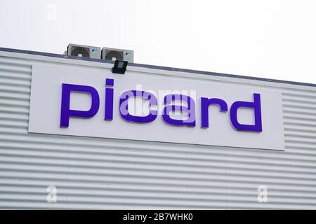 Bordeaux, Aquitanien / Frankreich - 10 28 2019 : Picard-Logo-Shop für Tiefkühlprodukte des französischen Lebensmittelunternehmens Stockfoto