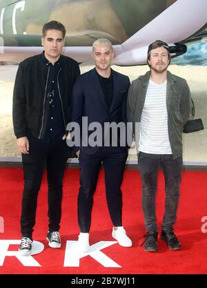 13. Juli 2017 - London, England, Großbritannien - Dunkirk Weltpremiere, Leicester Square Garden - Red Carpet Arrivals Photo Shows: Charlie Simpson, Matt Willis a Stockfoto