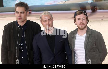 13. Juli 2017 - London, England, Großbritannien - Dunkirk Weltpremiere, Leicester Square Garden - Red Carpet Arrivals Photo Shows: Charlie Simpson, Matt Willis a Stockfoto