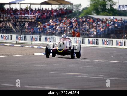 1935 Alfa Romeo 8C-35 GP auf dem Coys International Festival 1996 in Silverstone UK Stockfoto