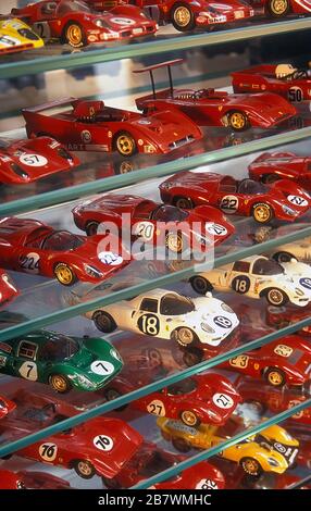 Scale Modell Ferrari Sport Rennwagen Stockfoto