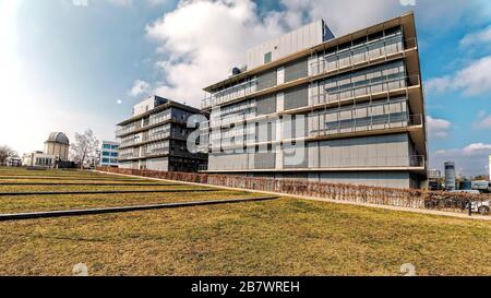 Die CureVac GmbH im Technologiepark Tübingen-Reutlingen, Startcenter für Biotechnologie, entwickelt Impfstoff gegen Coronavirus, COVID-19-Pandemie Stockfoto