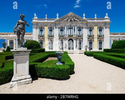 Palacio Nacional de Queluz, Queluz, Nationalpalast und Gärten der Jardins de Queluz, Lissabon, Portugal Stockfoto