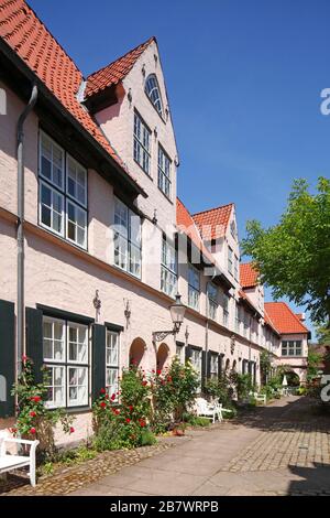 Fuchtingshof, Altstadt, Lübeck, Schleswig-Holstein, Deutschland Stockfoto