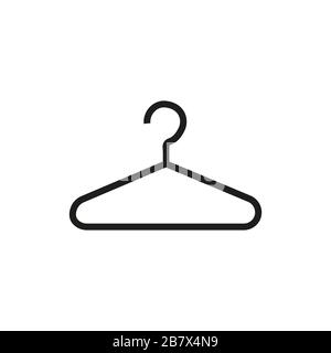 Bildanhängersymbol auf weiß. Stock Vektor