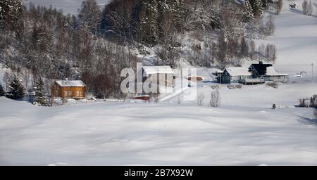 In der Nähe von Finsnes Norwegen vom Netz leben. Stockfoto