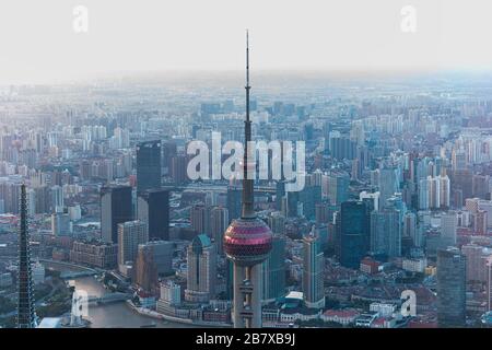 Shanghai City Landschaft Stockfoto