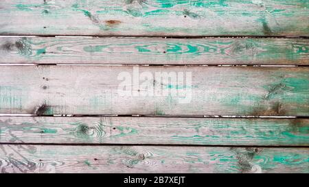 Hintergrundbild aus alten grünen Holztafeln. Textur Wand Holz trendy grün Hintergrund. Hintergrund des Baumes, dunkle Farbtafeln, frei ohne Stockfoto