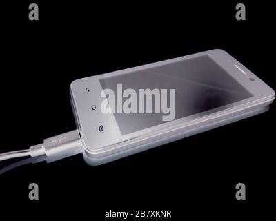 Ein Bild des Smartphones Stockfoto