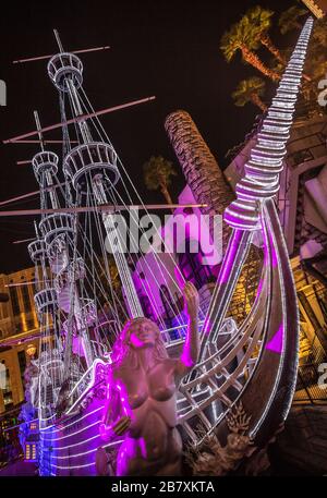 Blick auf Las Vegas, die USA und die Umgebung. Kredit: Charlie Raven/Alamy Stockfoto