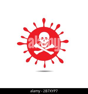 Coronavirus 2019-nCoV-Symbol Stock Vektor