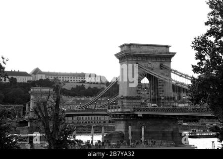 Urlaubstage in Budapest, Ungarn, viele schöne Orte Stockfoto