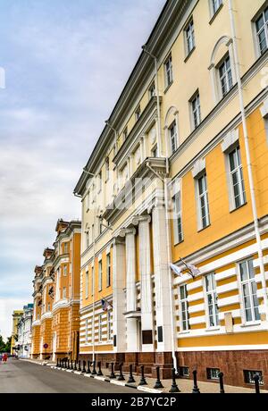 Historische Gebäude in Nischni Nowgorod, Russland Stockfoto