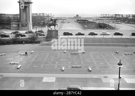 Lakefront, Chicago, Illinois, USA, John Vachon für U.S. Farm Security Administration, Oktober 1940 Stockfoto