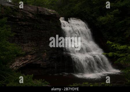 Muddy Creek Falls, Swallow Falls State Park, Maryland Stockfoto