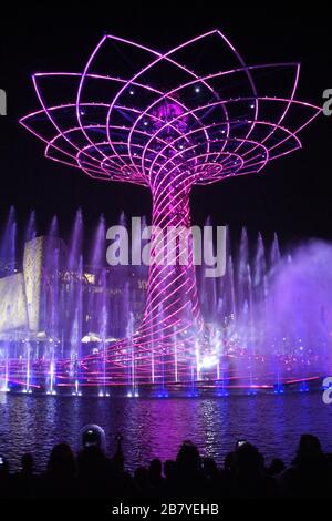 Mailand, Lombardia/Italien. -30.10.2015- Expo 2015 die universelle Ausstellung, die von Mailand veranstaltet wird Stockfoto