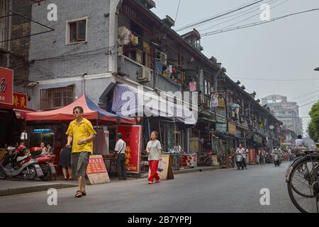 Straßenszenen in Shanghai. Stockfoto