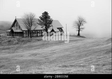 St. Mary Catholic Church, Gulmarg, Baramulla, Kashmir, Jammu und Kashmir, Indien, Asien Stockfoto