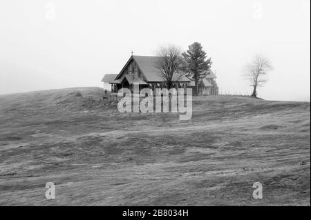 St. Mary Catholic Church, Gulmarg, Baramulla, Kashmir, Jammu und Kashmir, Indien, Asien Stockfoto