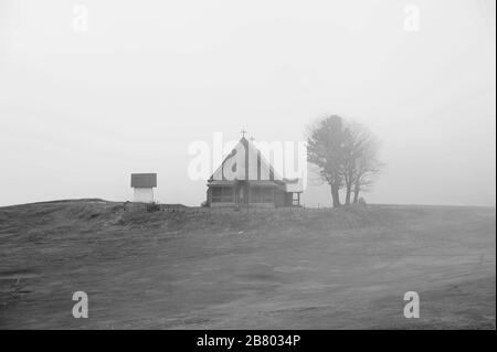 St. Mary Catholic Church, Gulmarg, Baramulla, Kashmir, Jammu und Kashmir, Indien, Asien Stockfoto