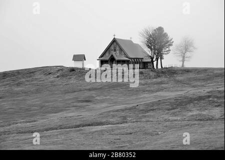 St. Mary Catholic Church, Gulmarg, Baramulla, Kashmir, Jammu und Kashmir, Indien, Asien Stockfoto