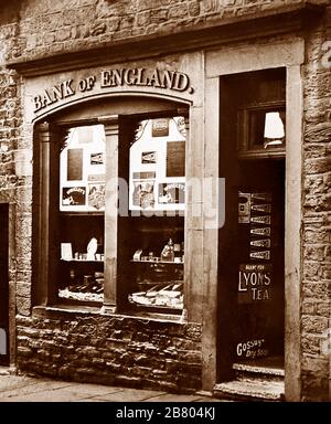 Bank of England' Shop, Burnley, Lancashire, Anfang der 1900er Jahre Stockfoto