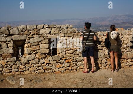 Nauplia. Halbinsel Peleponese. Argolischer Golf. Egean Meer, Mittelmeer. Griechenland (Hellas), Europa. Stockfoto