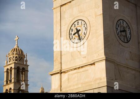 Insel Hydra. Saronische Inseln. Mittelmeer. Griechenland (Hellas), Europa. Stockfoto