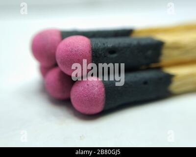 Ein Bild von Streichhölzer Stockfoto