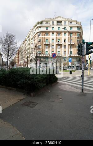 Piazza Gazzale Loreto, Lifestyle, COVID 19, Corona Virus, Mailand, Lombardei, Italien, Europa Stockfoto