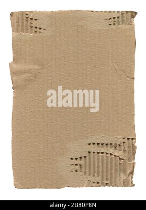 Struktur aus Wellpappe. Struktur aus recyceltem Karton Stockfoto