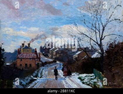 Fox Hill, Upper Norwood, Camille Pissarro, 1870, Stockfoto