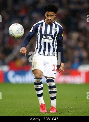 West Bromwich Albions Matheus Pereira während des Sky Bet Championship Matches bei den Hawthorns, West Bromwich. Stockfoto