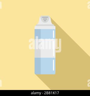 Symbol für Rasierschaumcreme. Flache Abbildung des Vektorsymbols für Rasierschaumcreme für das Webdesign Stock Vektor