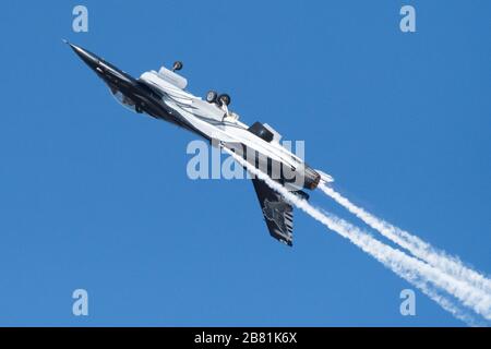 Das Royal International Air Tattoo, RAF Fairford, Gloucestershire, UK. 15. Juli 2018. UK Wetter: Das heiße Wetter zieht Rekordmassen heute. Die Stockfoto