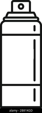 Scherkopfensymbol anzeigen. Outline Shop Rasierschaum-Vektor-Symbol für Web-Design isoliert auf weißem Hintergrund Stock Vektor