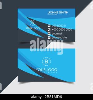 Moderne Corporate Business Card Vorlage Stock Vektor