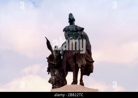 Deutsche Ecke in Koblenz Stockfoto