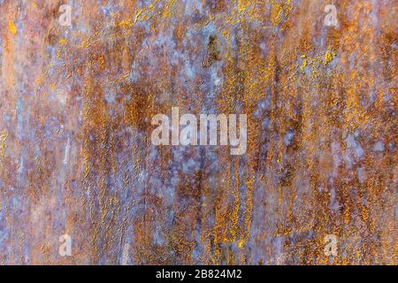 Metall Textur mit Kratzer und Risse, die als Hintergrund verwendet werden kann. Stockfoto