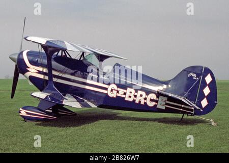 A PITTS S-1C SPECIAL im Sywell Aerodrome, Northamptonshire im Jahr 1990 Stockfoto